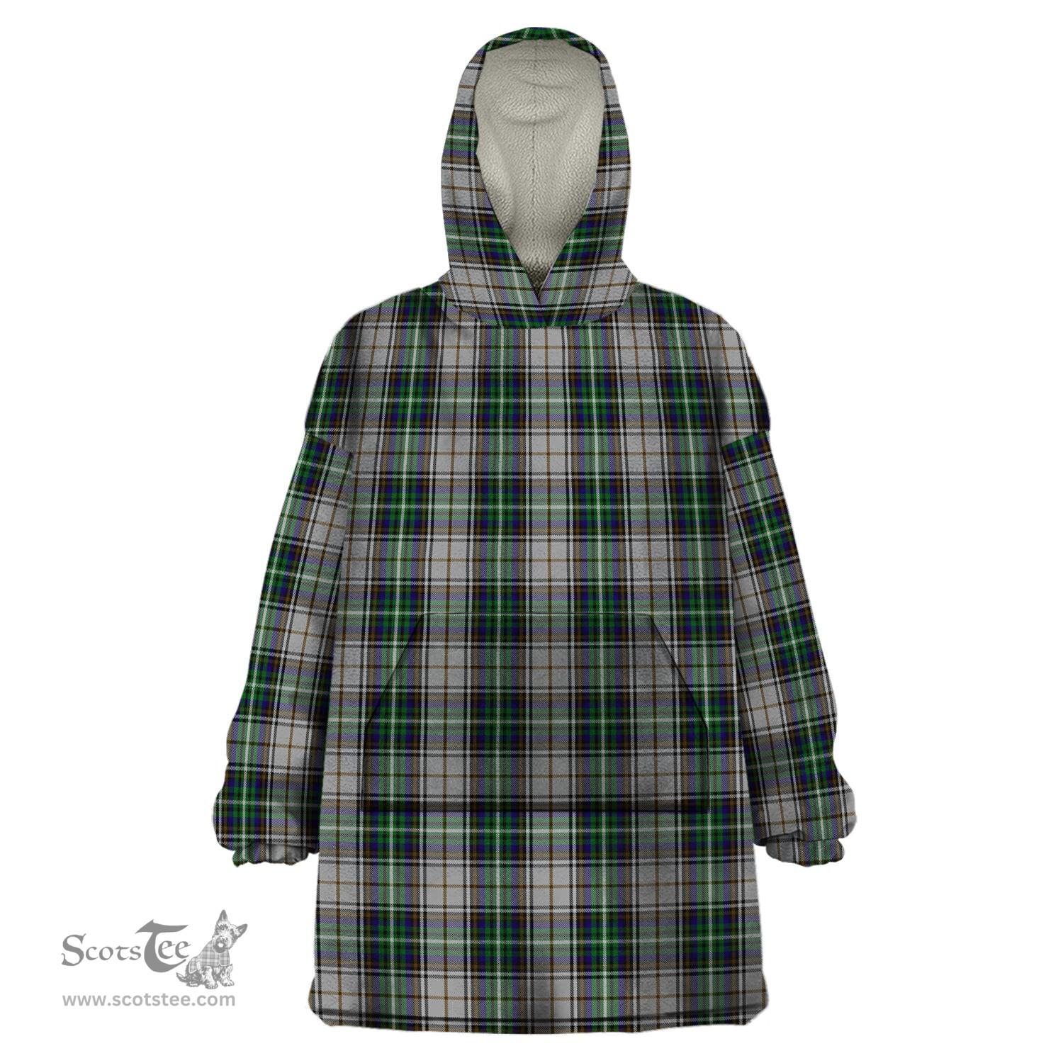 Scottish MacSheehy Clan Tartan Snuggie Hoodie Plaid Wearable Blanket Hoodie