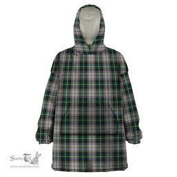 Scottish MacSheehy Clan Tartan Snuggie Hoodie Plaid Wearable Blanket Hoodie