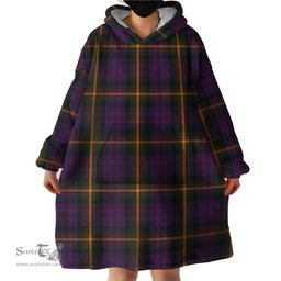 Scottish MacSporran Clan Tartan Snuggie Hoodie Plaid Wearable Blanket Hoodie