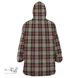 Scottish MacLean Dress Clan Tartan Snuggie Hoodie Plaid Wearable Blanket Hoodie