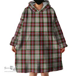 Scottish MacLean Dress Clan Tartan Snuggie Hoodie Plaid Wearable Blanket Hoodie
