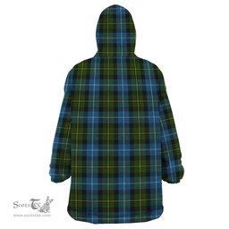 Scottish MacNeil of Barra Clan Tartan Snuggie Hoodie Plaid Wearable Blanket Hoodie