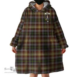 Scottish MacKay of Strathnaver Clan Family Crest Tartan Snuggie Hoodie Plaid Wearable Blanket Hoodie
