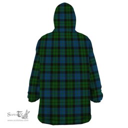 Scottish MacKie Clan Tartan Snuggie Hoodie Plaid Wearable Blanket Hoodie