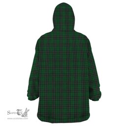 Scottish MacLean of Duart Hunting Clan Family Crest Tartan Snuggie Hoodie Plaid Wearable Blanket Hoodie