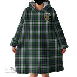 Scottish MacKenzie Dress Clan Family Crest Tartan Snuggie Hoodie Plaid Wearable Blanket Hoodie