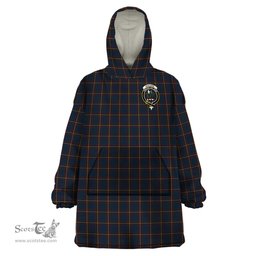 Scottish MacLaine of Lochbuie Hunting Clan Family Crest Tartan Snuggie Hoodie Plaid Wearable Blanket Hoodie