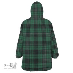 Scottish MacLean Hunting Ancient Clan Tartan Snuggie Hoodie Plaid Wearable Blanket Hoodie