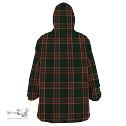 Scottish Moran Family Ubique Clan Tartan Snuggie Hoodie Plaid Wearable Blanket Hoodie