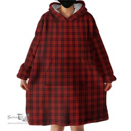 Scottish MacKeane Clan Tartan Snuggie Hoodie Plaid Wearable Blanket Hoodie