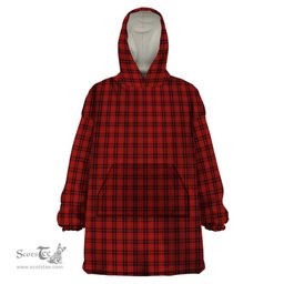 Scottish MacKeane Clan Tartan Snuggie Hoodie Plaid Wearable Blanket Hoodie