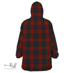 Scottish Manson Clan Tartan Snuggie Hoodie Plaid Wearable Blanket Hoodie