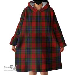 Scottish Manson Clan Tartan Snuggie Hoodie Plaid Wearable Blanket Hoodie