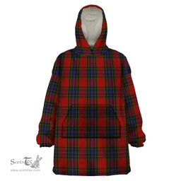 Scottish Manson Clan Tartan Snuggie Hoodie Plaid Wearable Blanket Hoodie