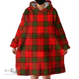 Scottish Maxtone Clan Tartan Snuggie Hoodie Plaid Wearable Blanket Hoodie