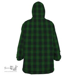 Scottish MacKinross Clan Tartan Snuggie Hoodie Plaid Wearable Blanket Hoodie
