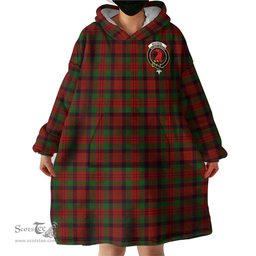 Scottish MacNicol Clan Family Crest Tartan Snuggie Hoodie Plaid Wearable Blanket Hoodie