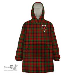 Scottish MacNicol Clan Family Crest Tartan Snuggie Hoodie Plaid Wearable Blanket Hoodie