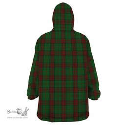 Scottish Maxwell Hunting Clan Tartan Snuggie Hoodie Plaid Wearable Blanket Hoodie