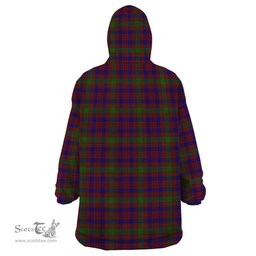 Scottish MacTier of Durris Clan Tartan Snuggie Hoodie Plaid Wearable Blanket Hoodie