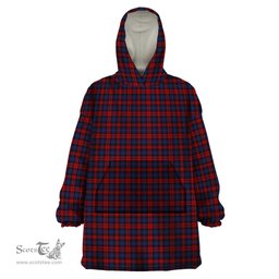 Scottish MacLachlan Clan Tartan Snuggie Hoodie Plaid Wearable Blanket Hoodie