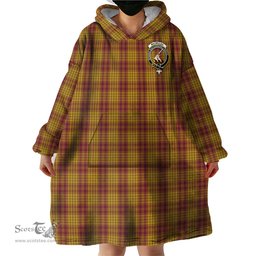 Scottish MacMillan Dress Clan Family Crest Tartan Snuggie Hoodie Plaid Wearable Blanket Hoodie