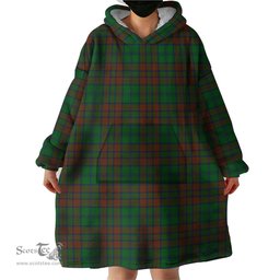Scottish Matheson Hunting Highland Clan Tartan Snuggie Hoodie Plaid Wearable Blanket Hoodie