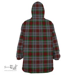 Scottish Metcalf Clan Tartan Snuggie Hoodie Plaid Wearable Blanket Hoodie