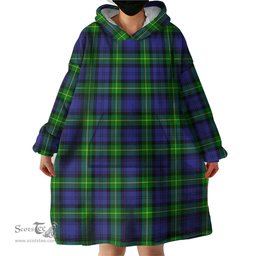 Scottish Meldrum Clan Tartan Snuggie Hoodie Plaid Wearable Blanket Hoodie