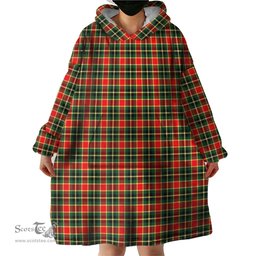Scottish MacLachlan Hunting Modern Clan Tartan Snuggie Hoodie Plaid Wearable Blanket Hoodie