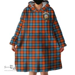 Scottish MacLachlan Ancient Clan Family Crest Tartan Snuggie Hoodie Plaid Wearable Blanket Hoodie