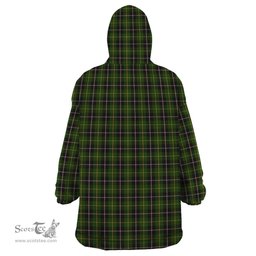 Scottish MacLamroc Clan Tartan Snuggie Hoodie Plaid Wearable Blanket Hoodie