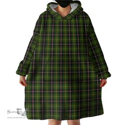 Scottish MacLamroc Clan Tartan Snuggie Hoodie Plaid Wearable Blanket Hoodie