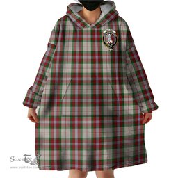 Scottish MacLean Dress Clan Family Crest Tartan Snuggie Hoodie Plaid Wearable Blanket Hoodie