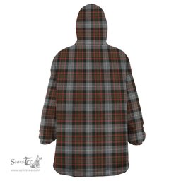 Scottish MacRae Hunting Weathered Clan Family Crest Tartan Snuggie Hoodie Plaid Wearable Blanket Hoodie