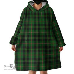 Scottish Merwe Clan Tartan Snuggie Hoodie Plaid Wearable Blanket Hoodie
