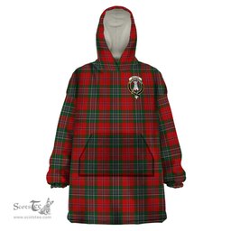 Scottish MacLean Clan Family Crest Tartan Snuggie Hoodie Plaid Wearable Blanket Hoodie
