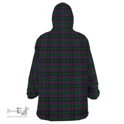 Scottish MacLachlan Hunting Clan Tartan Snuggie Hoodie Plaid Wearable Blanket Hoodie