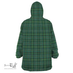 Scottish Ross Hunting Ancient Clan Family Crest Tartan Snuggie Hoodie Plaid Wearable Blanket Hoodie