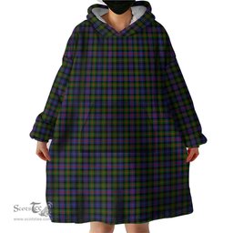 Scottish Murray of Atholl Modern Clan Tartan Snuggie Hoodie Plaid Wearable Blanket Hoodie