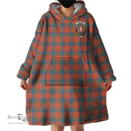 Scottish Robertson Ancient Clan Family Crest Tartan Snuggie Hoodie Plaid Wearable Blanket Hoodie