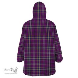 Scottish Regan Clan Tartan Snuggie Hoodie Plaid Wearable Blanket Hoodie