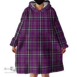 Scottish Regan Clan Tartan Snuggie Hoodie Plaid Wearable Blanket Hoodie