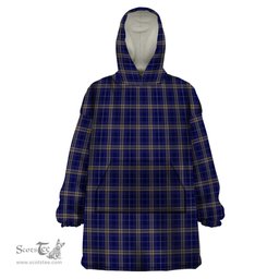 Scottish Rhys of Wales Clan Tartan Snuggie Hoodie Plaid Wearable Blanket Hoodie