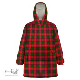 Scottish Rattray Modern Clan Tartan Snuggie Hoodie Plaid Wearable Blanket Hoodie