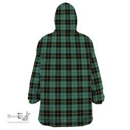 Scottish Wallace Hunting Ancient Clan Tartan Snuggie Hoodie Plaid Wearable Blanket Hoodie