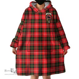 Scottish Nesbitt Modern Clan Family Crest Tartan Snuggie Hoodie Plaid Wearable Blanket Hoodie