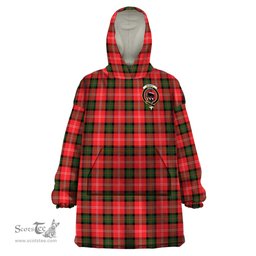 Scottish Nesbitt Modern Clan Family Crest Tartan Snuggie Hoodie Plaid Wearable Blanket Hoodie