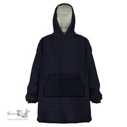Scottish Pride Clan Tartan Snuggie Hoodie Plaid Wearable Blanket Hoodie