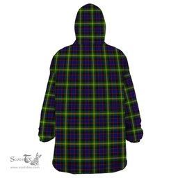 Scottish Watson Modern Clan Family Crest Tartan Snuggie Hoodie Plaid Wearable Blanket Hoodie